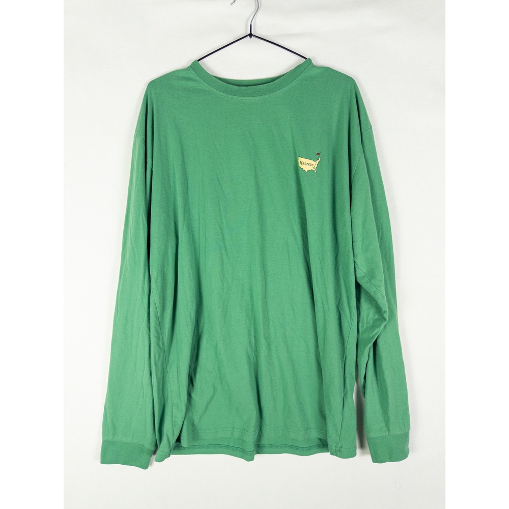 Masters Tournament Long Sleeve T-Shirt Mens L Green Augusta Golf Country Club